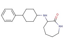 3-[(4-phenylcyclohexyl)amino]-2-azepanone