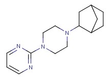 2-(4-bicyclo[2.2.1]hept-2-yl-1-piperazinyl)pyrimidine