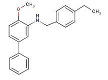 (4-ethylbenzyl)(4-methoxy-3-biphenylyl)amine