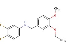 (3,4-difluorophenyl)(3-ethoxy-4-methoxybenzyl)amine