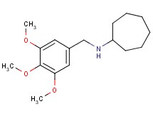 N-(3,4,5-trimethoxybenzyl)cycloheptanamine
