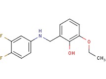 2-{[(3,4-difluorophenyl)amino]methyl}-6-ethoxyphenol