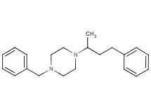 1-benzyl-4-(1-methyl-3-phenylpropyl)piperazine