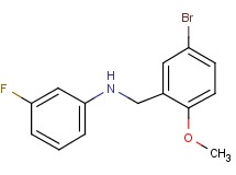 (5-bromo-2-methoxybenzyl)(3-fluorophenyl)amine