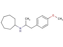 N-[2-(4-methoxyphenyl)-1-methylethyl]cycloheptanamine