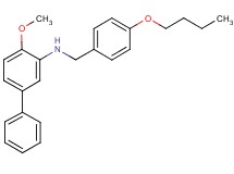 (4-butoxybenzyl)(4-methoxy-3-biphenylyl)amine