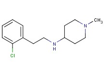 N-[2-(2-chlorophenyl)ethyl]-1-methyl-4-piperidinamine