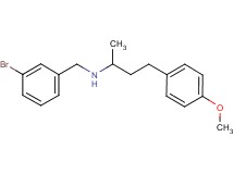 (3-bromobenzyl)[3-(4-methoxyphenyl)-1-methylpropyl]amine