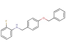N-[4-(benzyloxy)benzyl]-2-fluoroaniline