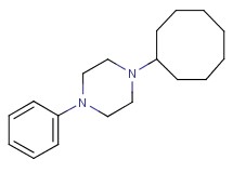 1-cyclooctyl-4-phenylpiperazine