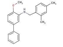 (2,4-dimethylbenzyl)(4-methoxy-3-biphenylyl)amine