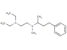 N,N-diethyl-N'-methyl-N'-(1-methyl-3-phenylpropyl)-1,2-ethanediamine