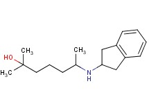 6-(2,3-dihydro-1H-inden-2-ylamino)-2-methyl-2-heptanol