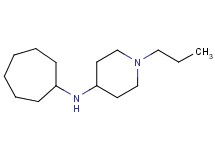 N-cycloheptyl-1-propyl-4-piperidinamine
