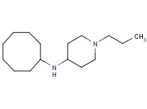 N-cyclooctyl-1-propyl-4-piperidinamine