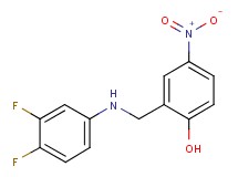 2-{[(3,4-difluorophenyl)amino]methyl}-4-nitrophenol