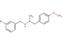 (3-bromobenzyl)[2-(4-methoxyphenyl)-1-methylethyl]amine