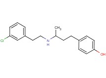 4-(3-{[2-(3-chlorophenyl)ethyl]amino}butyl)phenol