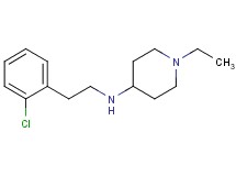 N-[2-(2-chlorophenyl)ethyl]-1-ethyl-4-piperidinamine