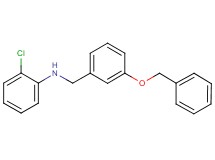 N-[3-(benzyloxy)benzyl]-2-chloroaniline