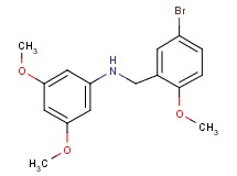 (5-bromo-2-methoxybenzyl)(3,5-dimethoxyphenyl)amine