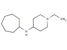 N-cycloheptyl-1-ethyl-4-piperidinamine