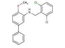 (2,6-dichlorobenzyl)(4-methoxy-3-biphenylyl)amine