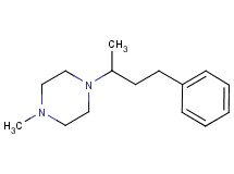 1-methyl-4-(1-methyl-3-phenylpropyl)piperazine