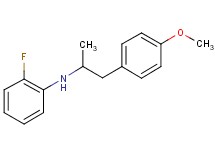 (2-fluorophenyl)[2-(4-methoxyphenyl)-1-methylethyl]amine