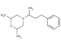 2,6-dimethyl-4-(1-methyl-3-phenylpropyl)morpholine