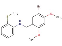 (5-bromo-2,4-dimethoxybenzyl)[2-(methylthio)phenyl]amine