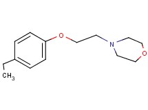 4-[2-(4-ethylphenoxy)ethyl]morpholine