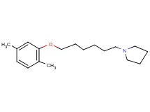 1-[6-(2,5-dimethylphenoxy)hexyl]pyrrolidine
