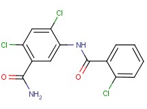 2,4-dichloro-5-[(2-chlorobenzoyl)amino]benzamide