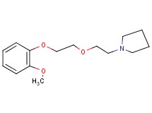 1-{2-[2-(2-methoxyphenoxy)ethoxy]ethyl}pyrrolidine