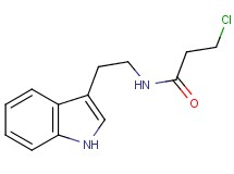 3-chloro-N-[2-(1H-indol-3-yl)ethyl]propanamide