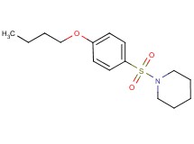 1-[(4-butoxyphenyl)sulfonyl]piperidine