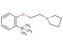 1-[2-(2-tert-butylphenoxy)ethyl]pyrrolidine