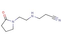 3-{[2-(2-oxo-1-pyrrolidinyl)ethyl]amino}propanenitrile hydrochloride