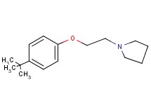 1-[2-(4-tert-butylphenoxy)ethyl]pyrrolidine