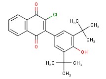 2-chloro-3-(3,5-di-tert-butyl-4-hydroxyphenyl)naphthoquinone