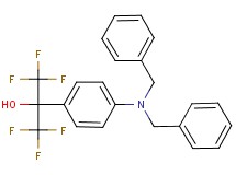 2-[4-(dibenzylamino)phenyl]-1,1,1,3,3,3-hexafluoro-2-propanol