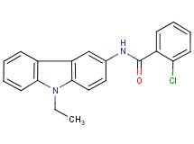 2-chloro-N-(9-ethyl-9H-carbazol-3-yl)benzamide