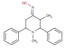 1,3-dimethyl-2,6-diphenyl-4-piperidinone oxime
