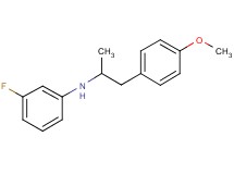 (3-fluorophenyl)[2-(4-methoxyphenyl)-1-methylethyl]amine