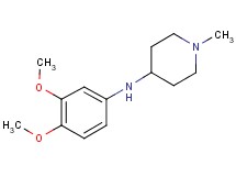 N-(3,4-dimethoxyphenyl)-1-methyl-4-piperidinamine