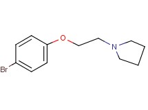 1-[2-(4-bromophenoxy)ethyl]pyrrolidine