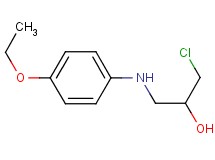1-chloro-3-[(4-ethoxyphenyl)amino]-2-propanol