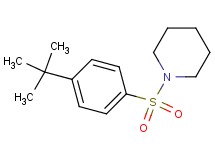 1-[(4-tert-butylphenyl)sulfonyl]piperidine