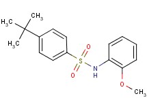 4-tert-butyl-N-(2-methoxyphenyl)benzenesulfonamide